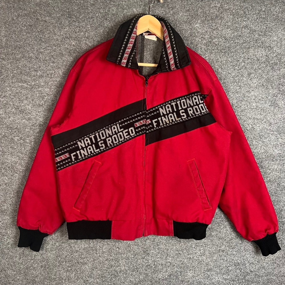 VTG 1994 Rodeo America National Finals Jacket Medium NFR PRCA Bomber Western
